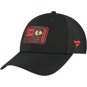Men's-Fanatics Black Chicago Blackhawks Training Camp Fitted Hat